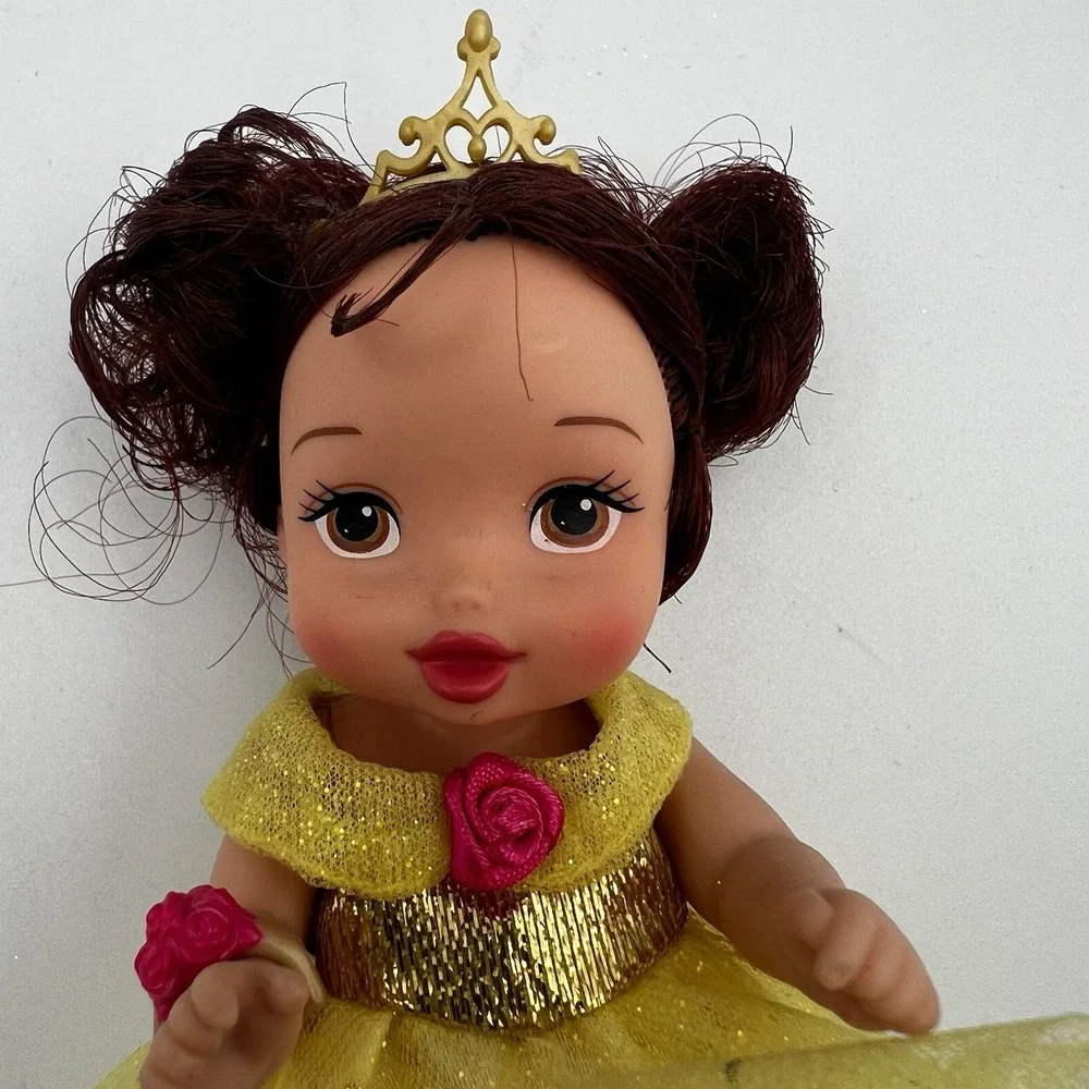 Vintage Disney Enchanted Nursery 2005 Mattel Beauty And The Beast Dolls Belle 5